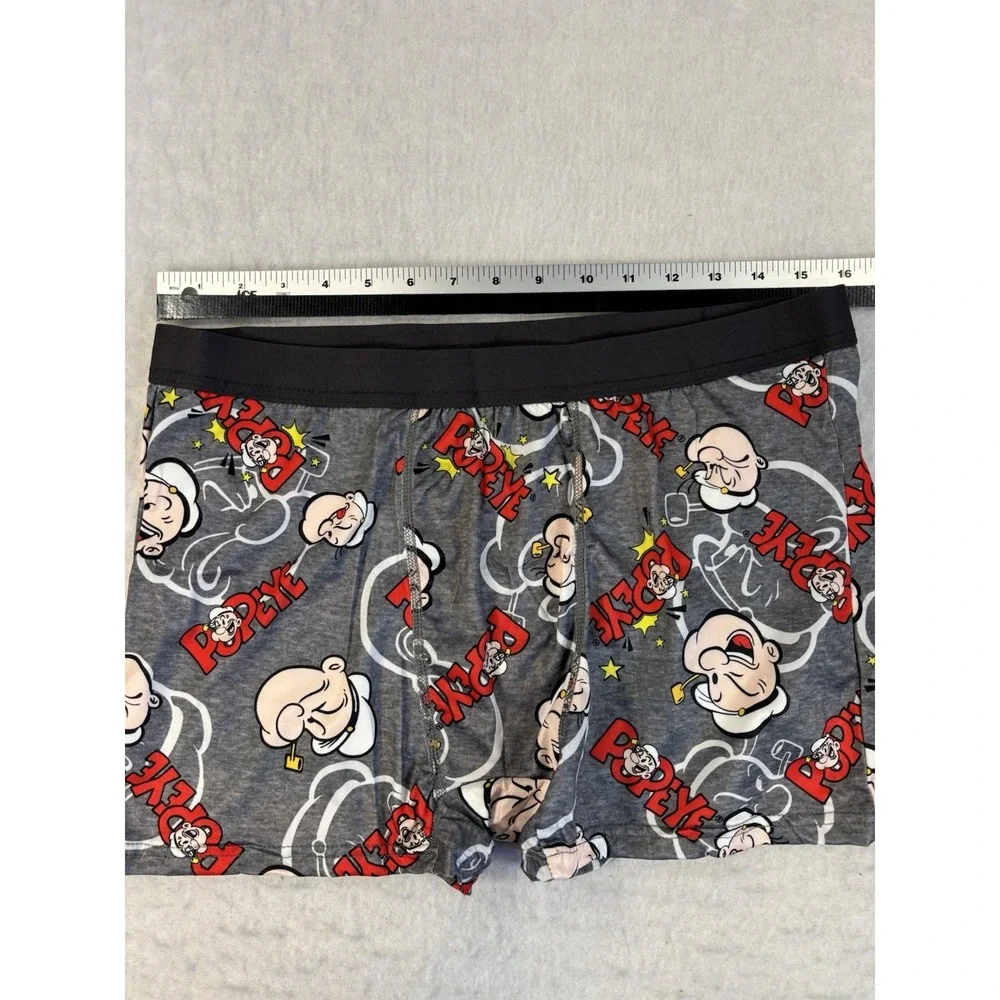Tootsie Roll Men's‎ Large Popeye Boxer Briefs Shorts Tagless No Fly Underwear